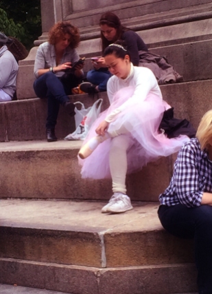 Ballerina at Columbus Circle